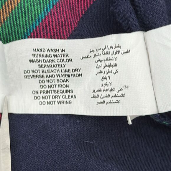 Anthropologie Bombey & Paisley Plaid Shirt Dress XL – Ruffle Sleeves 100% Cotton - Picture 12 of 12